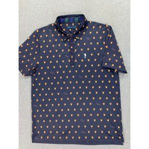 William Murray LAST‎ CALL Short Sleeve Golf Polo Shirt (Men's Medium) Blue